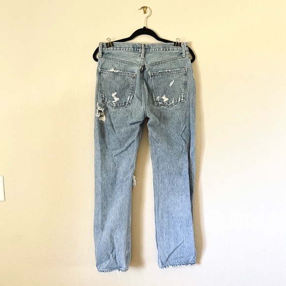 Agolde 90s Mid Rise Loose Fit Jeans in Fall Out - Picture 4 of 5